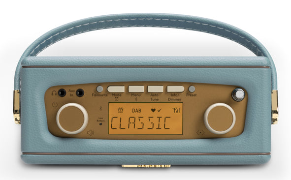 Roberts Radio Roberts Revival Uno – DAB-/Internetradio – Portabel – DAB+, Bluetooth, Akkubetrieb – Dunkelblau