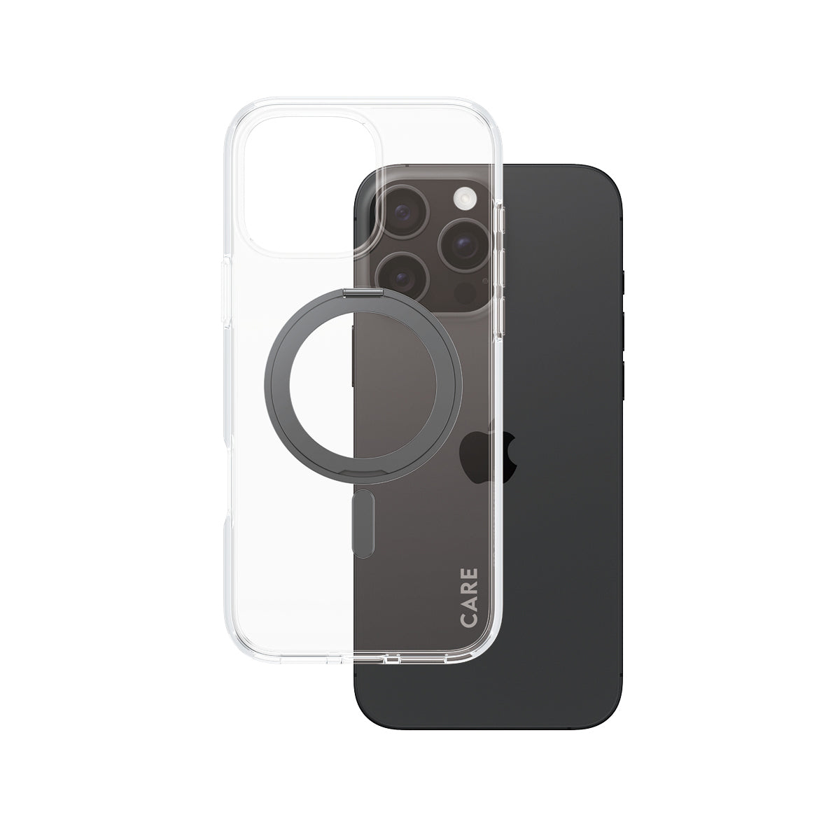 PanzerGlass CARE Backcover – für Apple iPhone 16 Pro Max – Transparent, bis 4,8 m sturzsicher