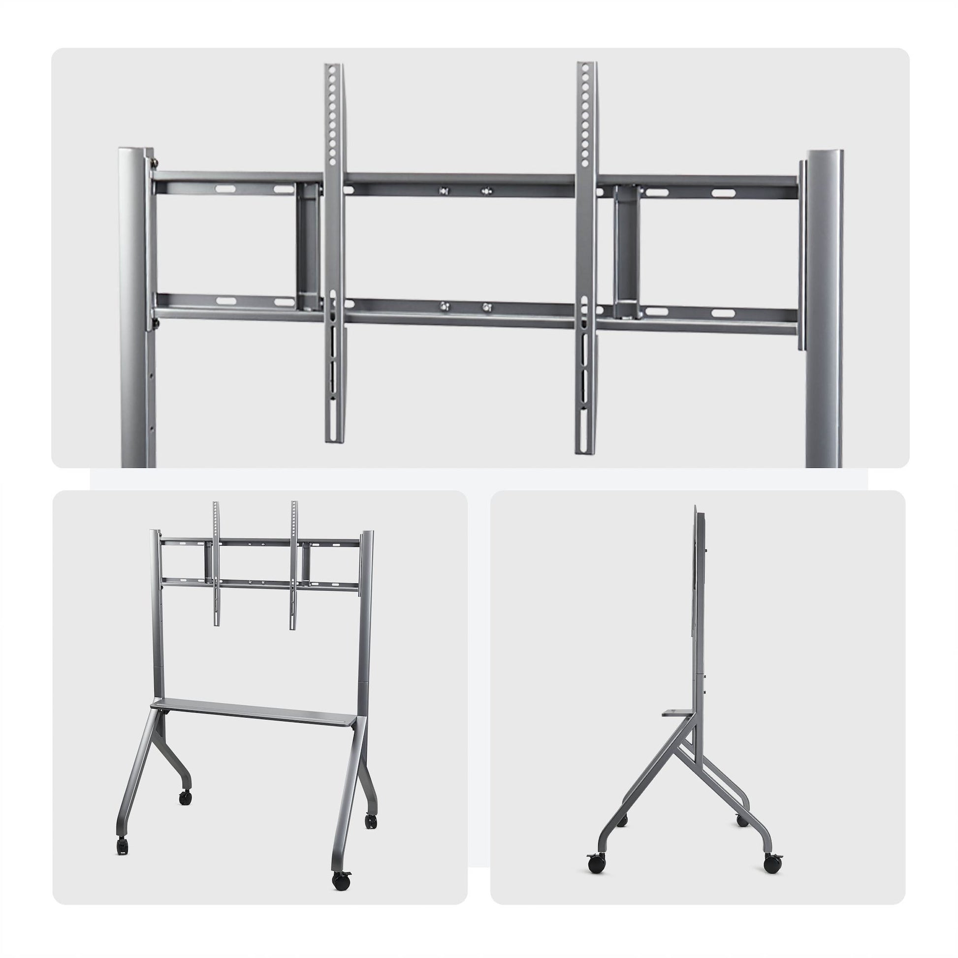 StarTech.com TV-Wagen – 65–100" – VESA 300×300–1000×600 – bis 100 kg, Höhenverstellbar – ELB1-TV-CART