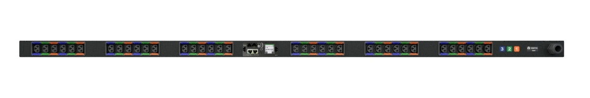 Vertiv MG05M4B0-36CF13-2PS56B2A10-S-A-RC Überwachte PDU – 36 AC-Ausgänge (C13/C19) – Dreiphasig – IEC 60309