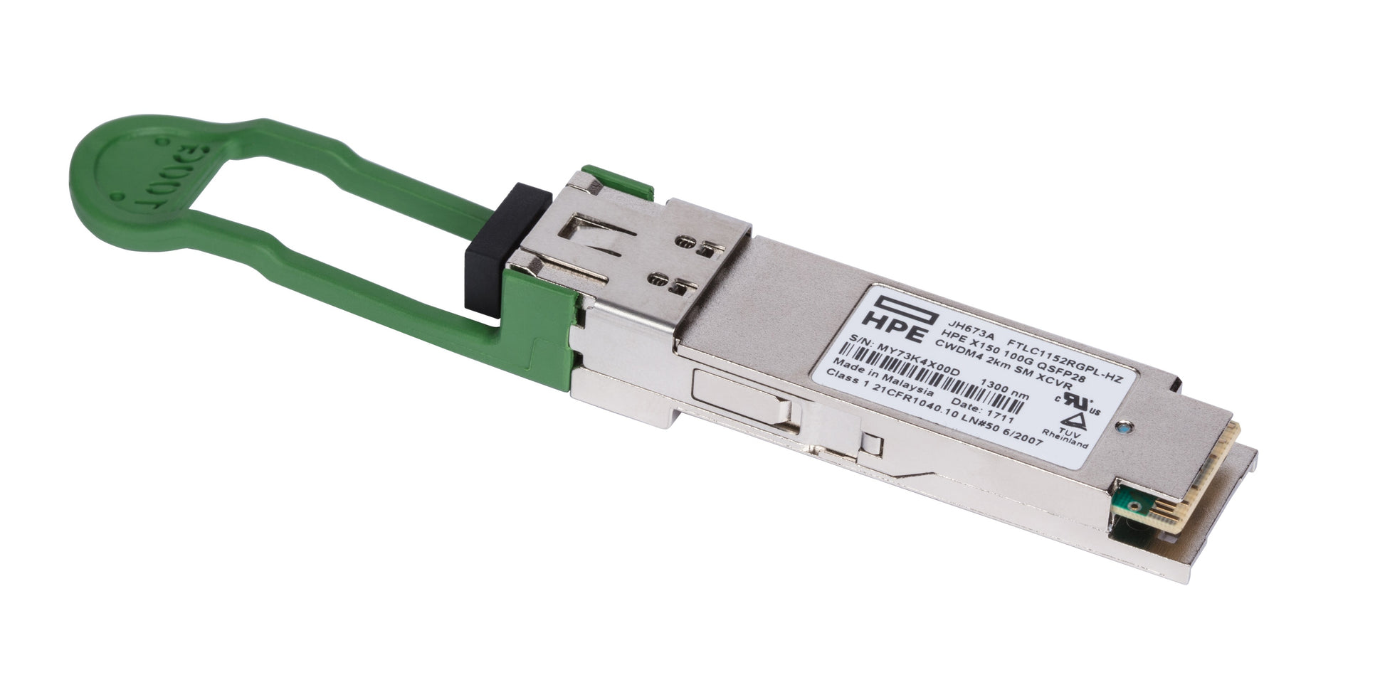 HPE X150 – 100G QSFP28 CWDM4 Transceiver – Single-Mode, 2000 m, MSA, Hot-Plug