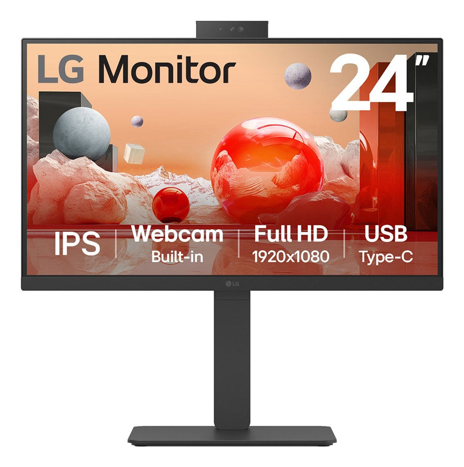 LG 24BA850-B – Monitor, 24", LCD, Schwarz