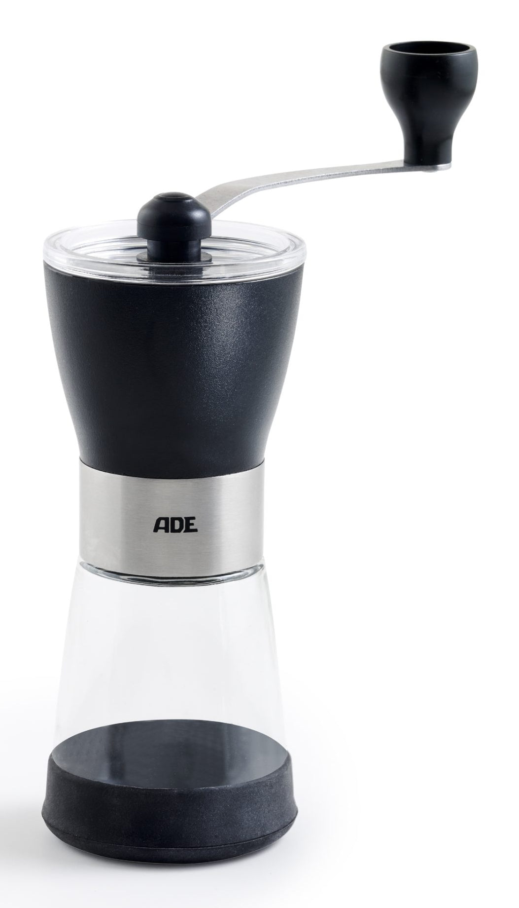 ADE e2–93 Kaffeemühle 65 g, Ø 7,2 x 16,5 cm, Keramik (Mahlwerk), Schwarz