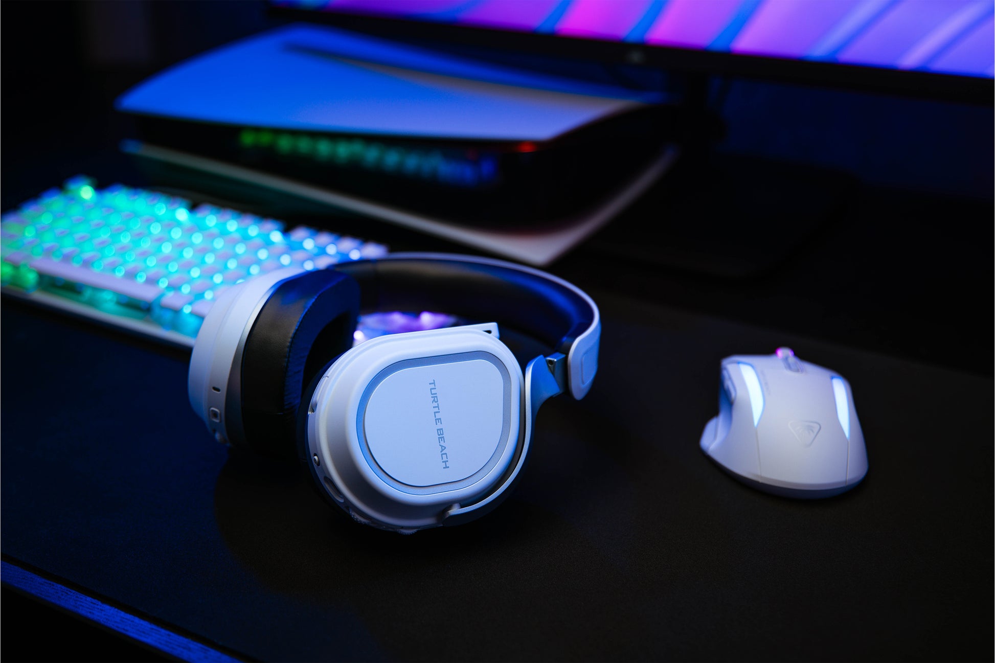 Turtle Beach Stealth 700 Gen 3 – Kabelloses Gaming-Headset – 2,4 GHz + Bluetooth – Weiss – für PS5 – bis 80 h
