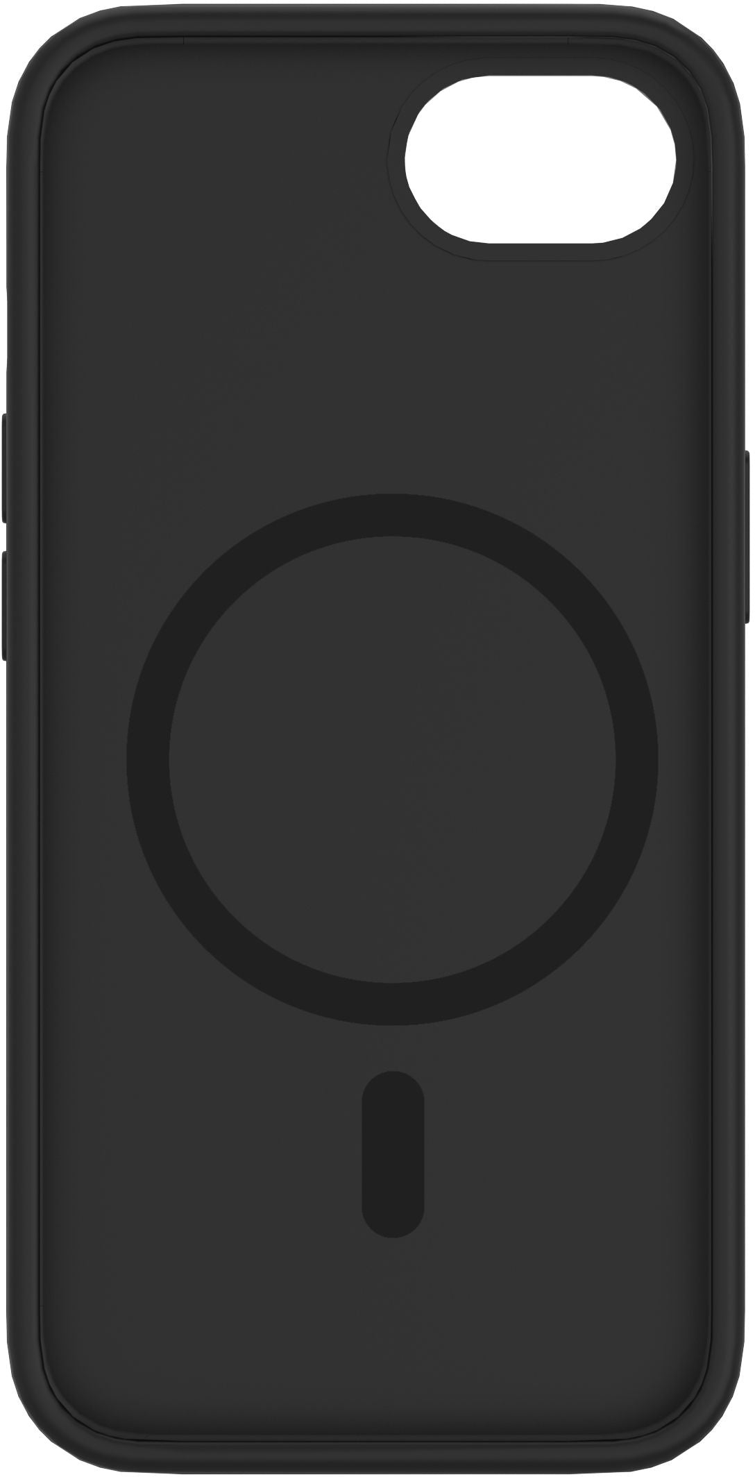 eSTUFF INFINITE ROME Backcover – für iPhone, MagSafe, PC+Silikon, Schwarz