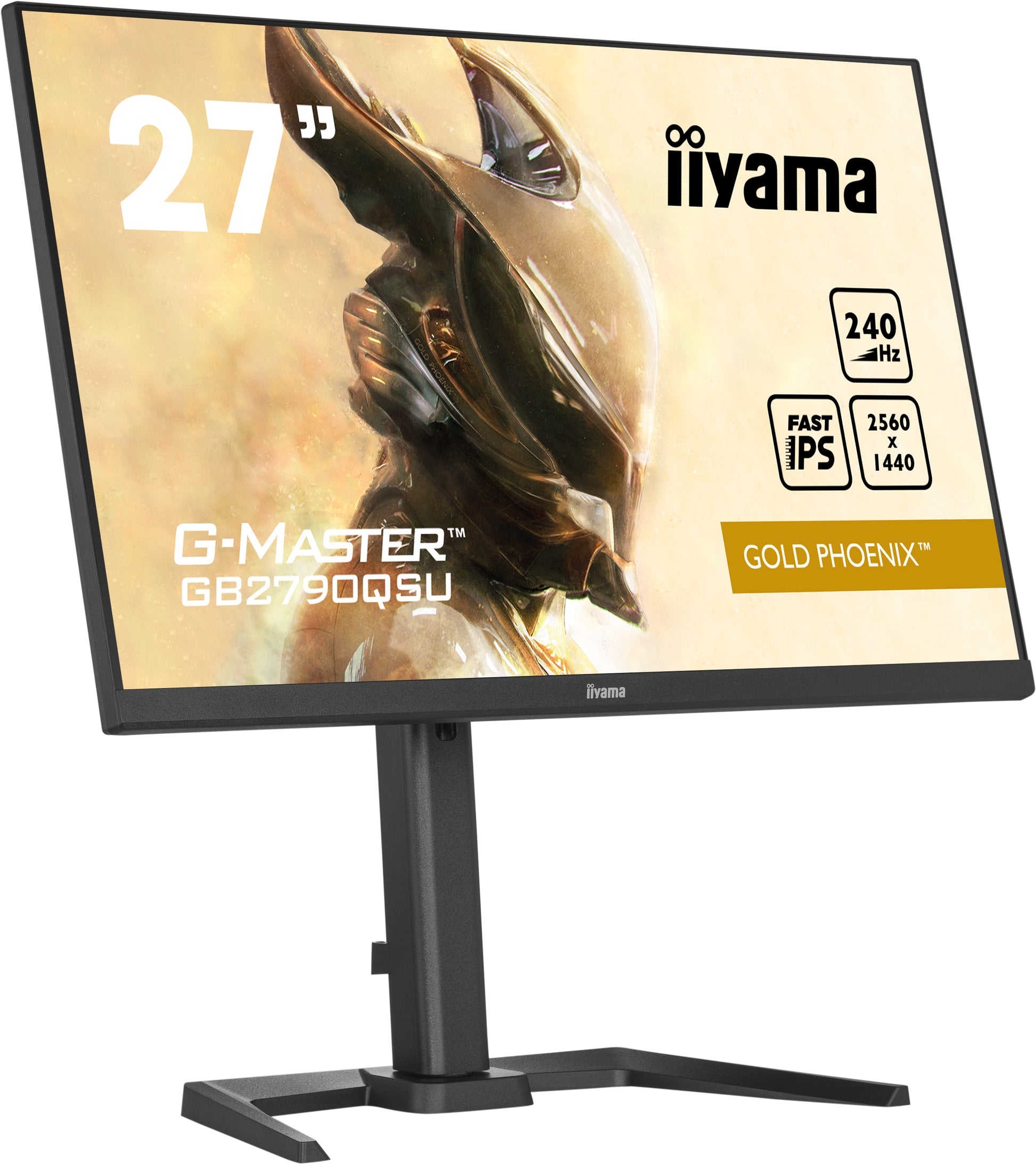 iiyama GB2790QSU-B5 – Monitor, 27" WQHD (2560 × 1440), IPS, 240 Hz, 400 cd/m²
