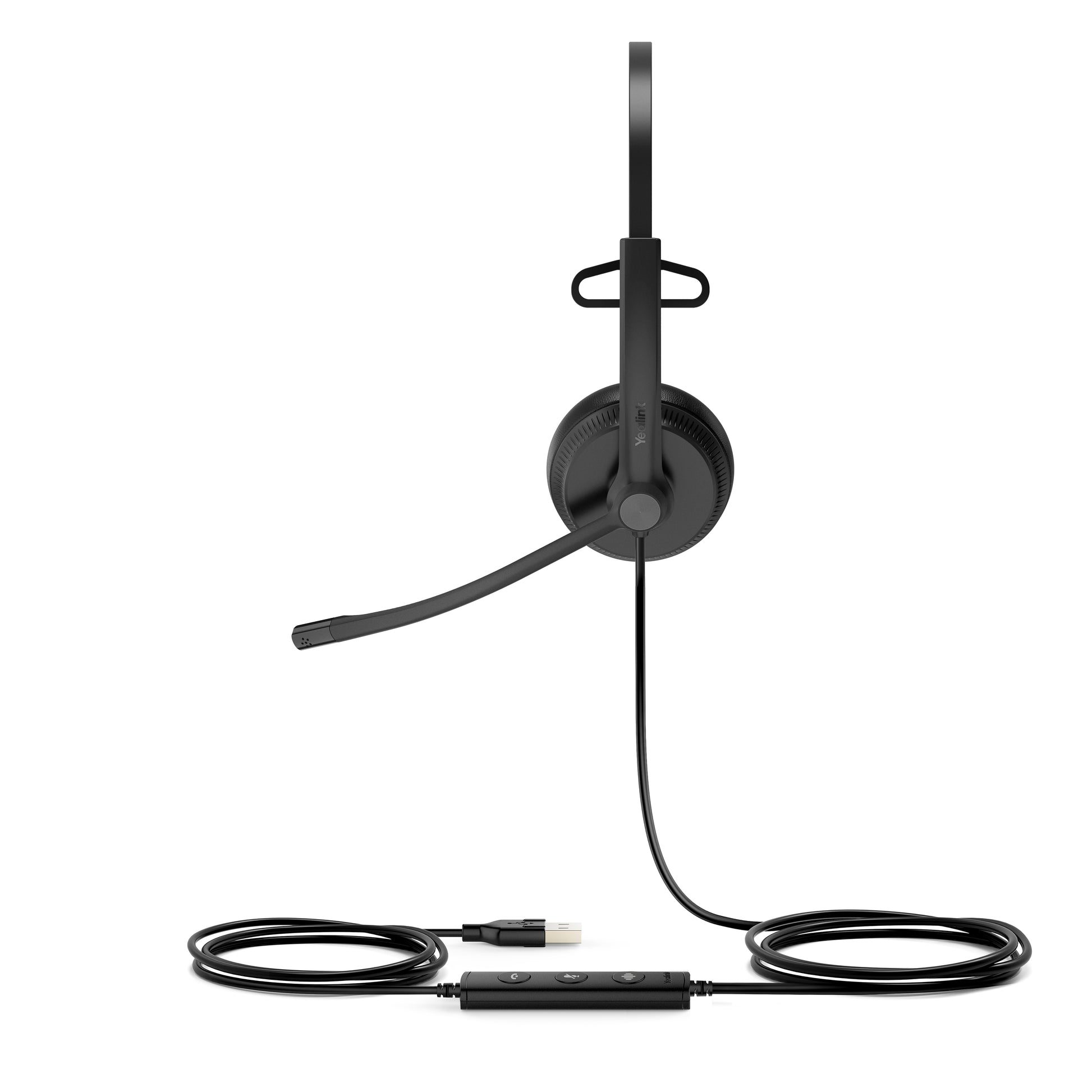 Yealink UH34 Mono UC Office-Headset – On-Ear, Kabel (USB-A), Schwarz