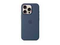 Apple Backcover – für Apple iPhone 16 Pro – dunkelblau – Silikon – MagSafe-kompatibel