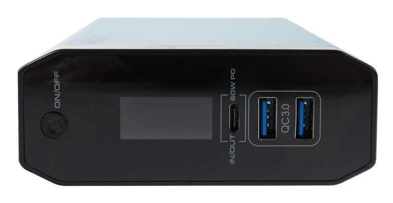 KOOR F02748 Powerbank 52'000 mAh – 60 W PD, 1× USB-C, 2× USB-A, blau