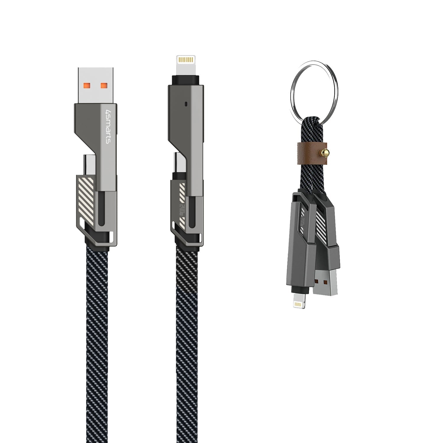 4smarts USB-Kabel, USB-A zu USB-C, 1,5 m, USB 2.0, für Laptop, Nintendo Switch, Smartphone und mehr