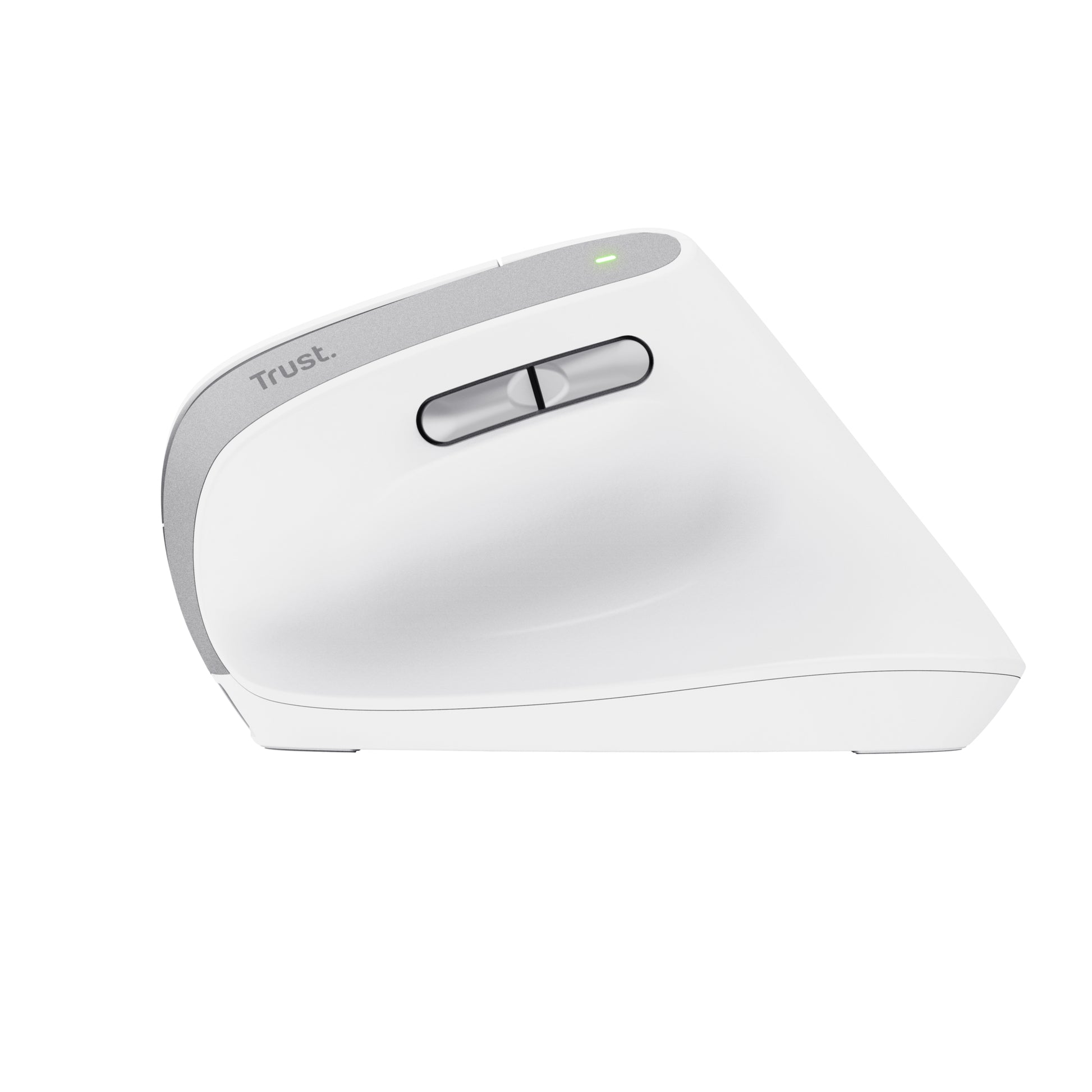 Trust Bayo II – ergonomische kabellose Maus, USB-C, Weiss