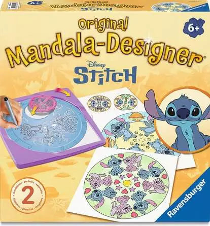 Ravensburger Mandala Designer Midi – Mandala Designer Set – Disney Stitch – ab 6 Jahren
