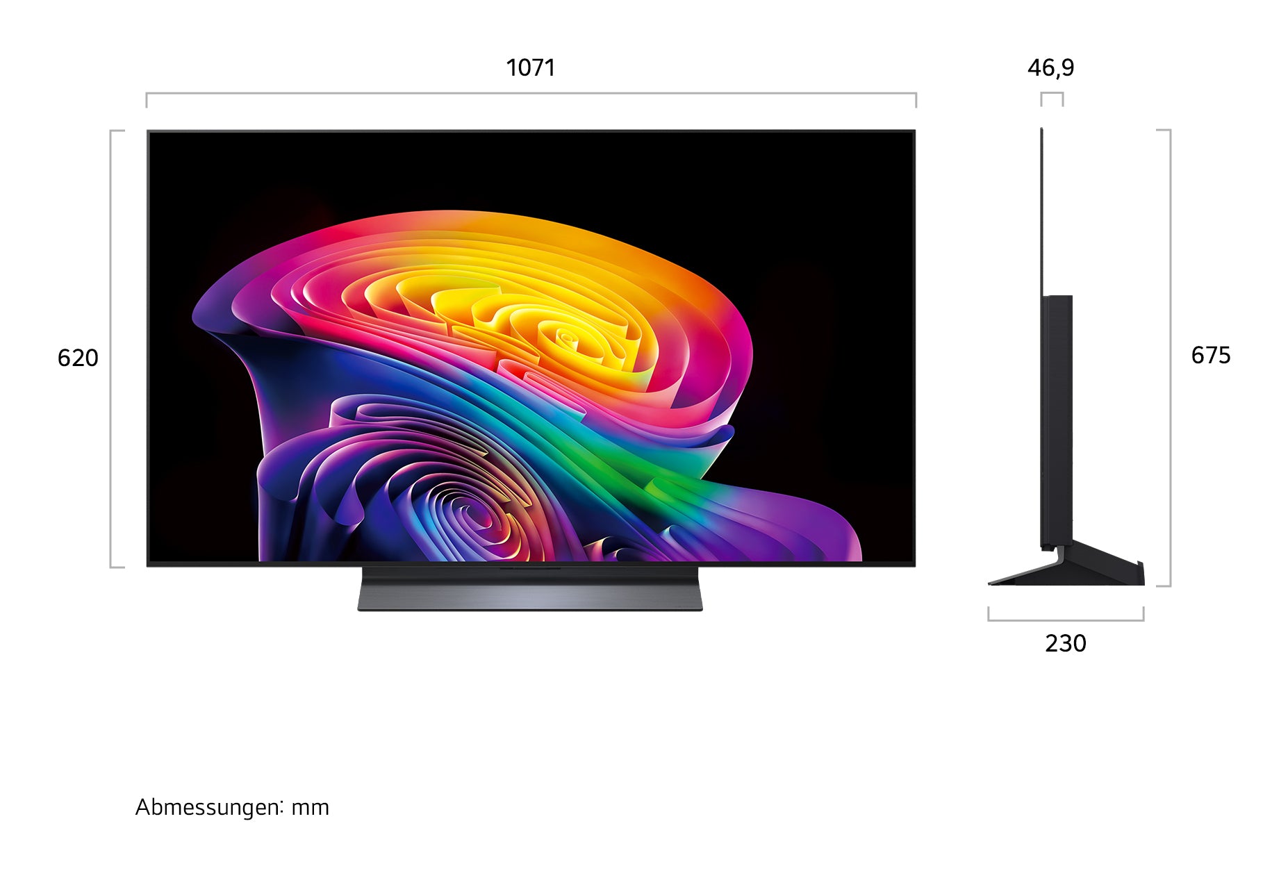 LG 48C67LA – 48" TV – 4K UHD – OLED – webOS 26 – 165 Hz – Dolby Vision