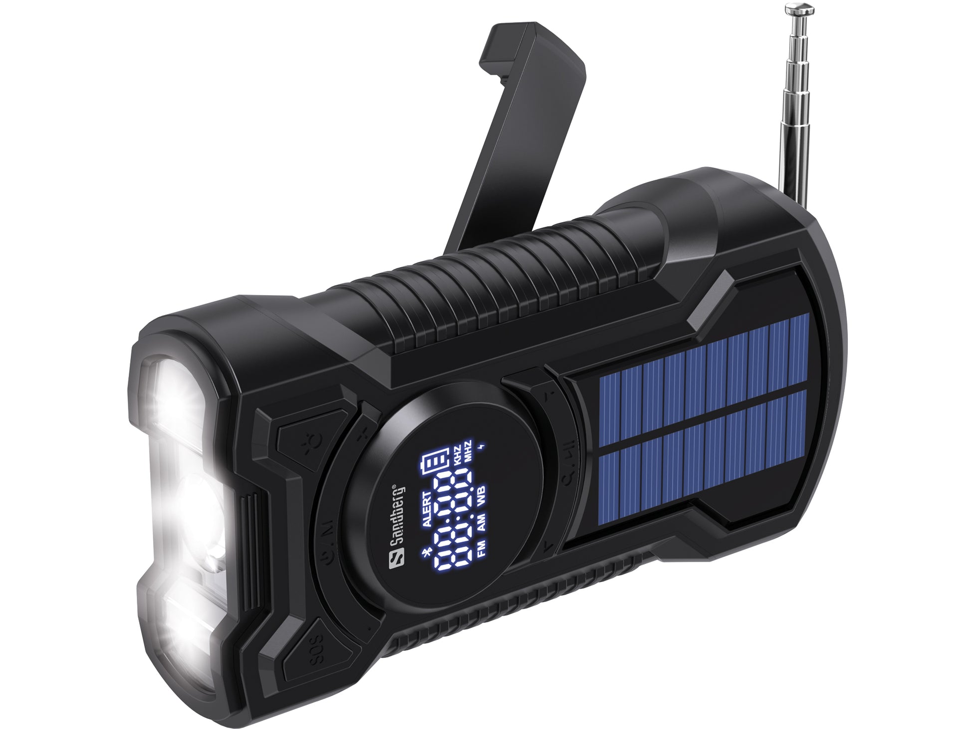 Sandberg Survivor Radio All-in-1 5000 – DAB-/Internetradio – Portabel – AM, FM, Bluetooth, 5000 mAh Akku