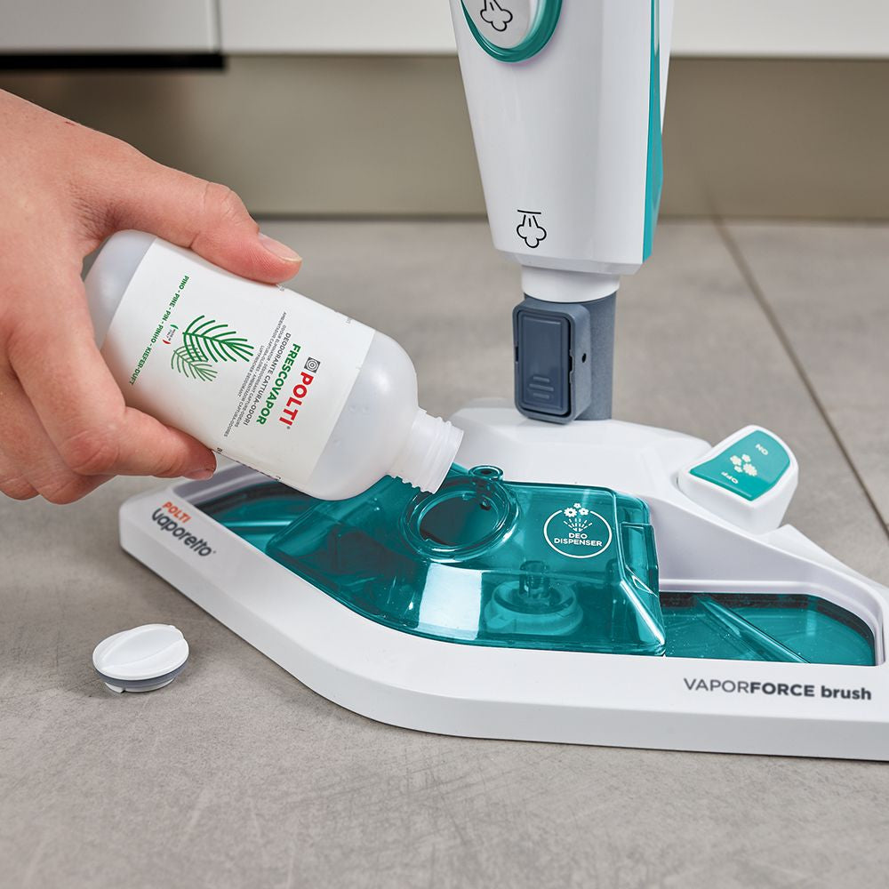 Polti Dampfreiniger Vaporetto SV450_Double – 0,3 l, türkis/weiss