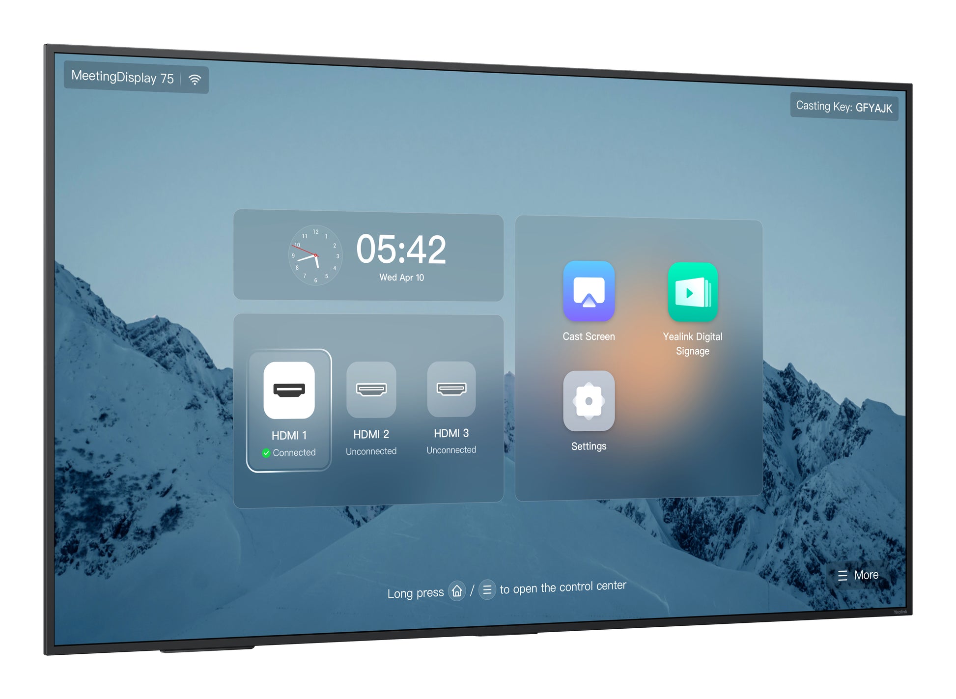 Yealink MD75 – Interaktives Display, 75", für Microsoft Teams Rooms