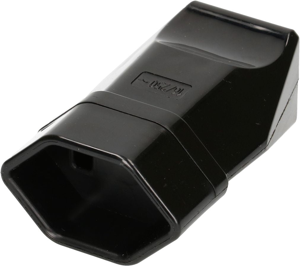 Max Hauri AG Max Hauri Kupplung, T23 Schraubklemme, 68×42×27 mm – Schwarz