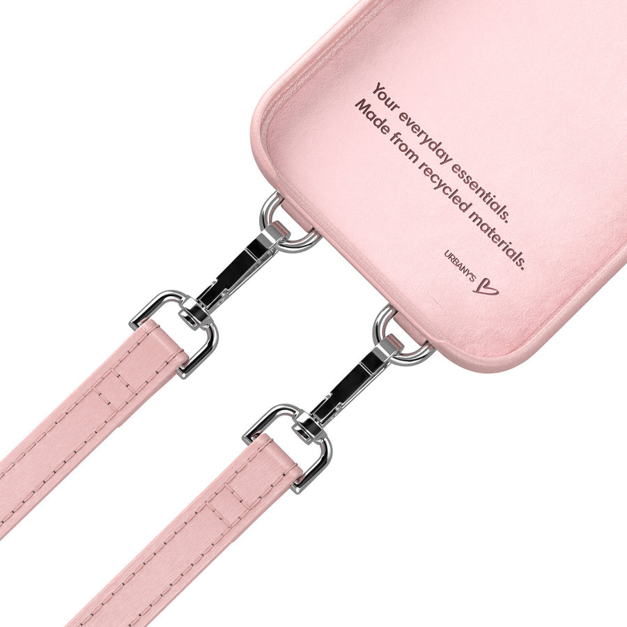 Urbany's Urbanys – Halskettenhülle – für Apple iPhone 16 – Cotton Candy – mit Kordel