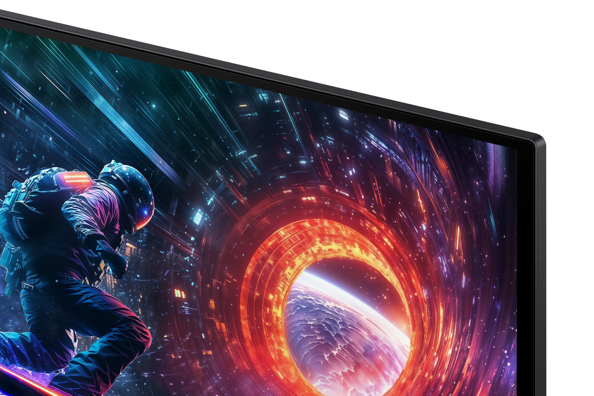 Samsung S27Fg506Su – Monitor, 27", 2560 × 1440 (WQHD), OLED, 180 Hz, 200 cd/m², VESA 100 × 100, Schwarz