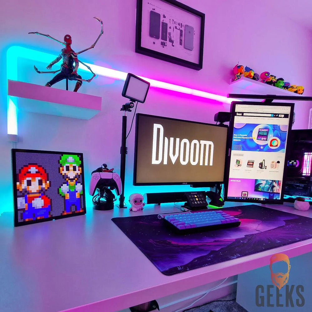 Divoom Pixoo 64 Pixel-Display – WLAN – Schwarz