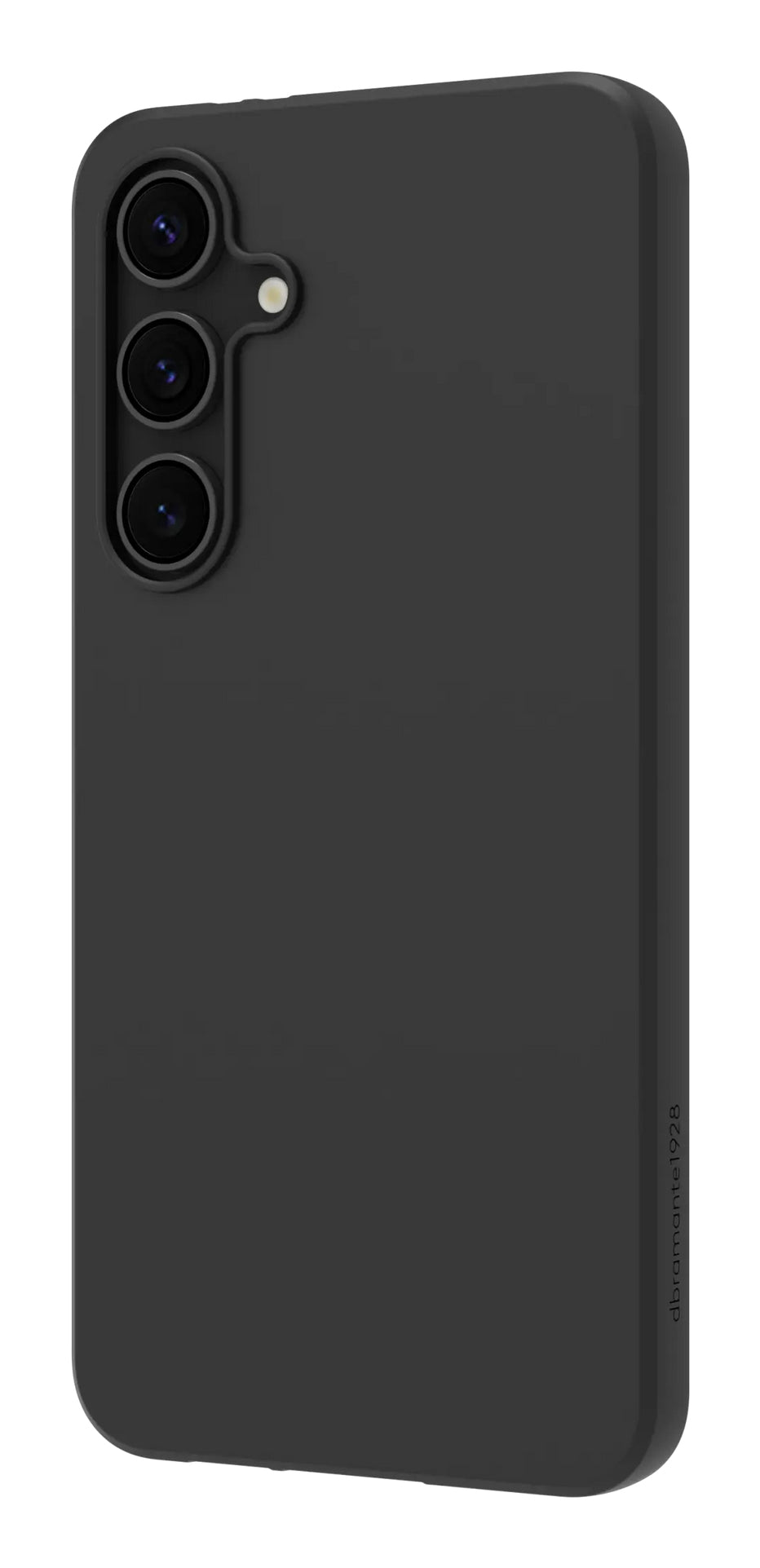 dbramante1928 Backcover – für Samsung Galaxy S24 FE, 100% recycelter Kunststoff, Night Black