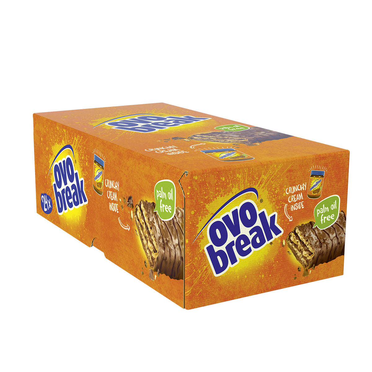 Ovomaltine Break Waffelriegel – Schokolade – 24 × 39 g