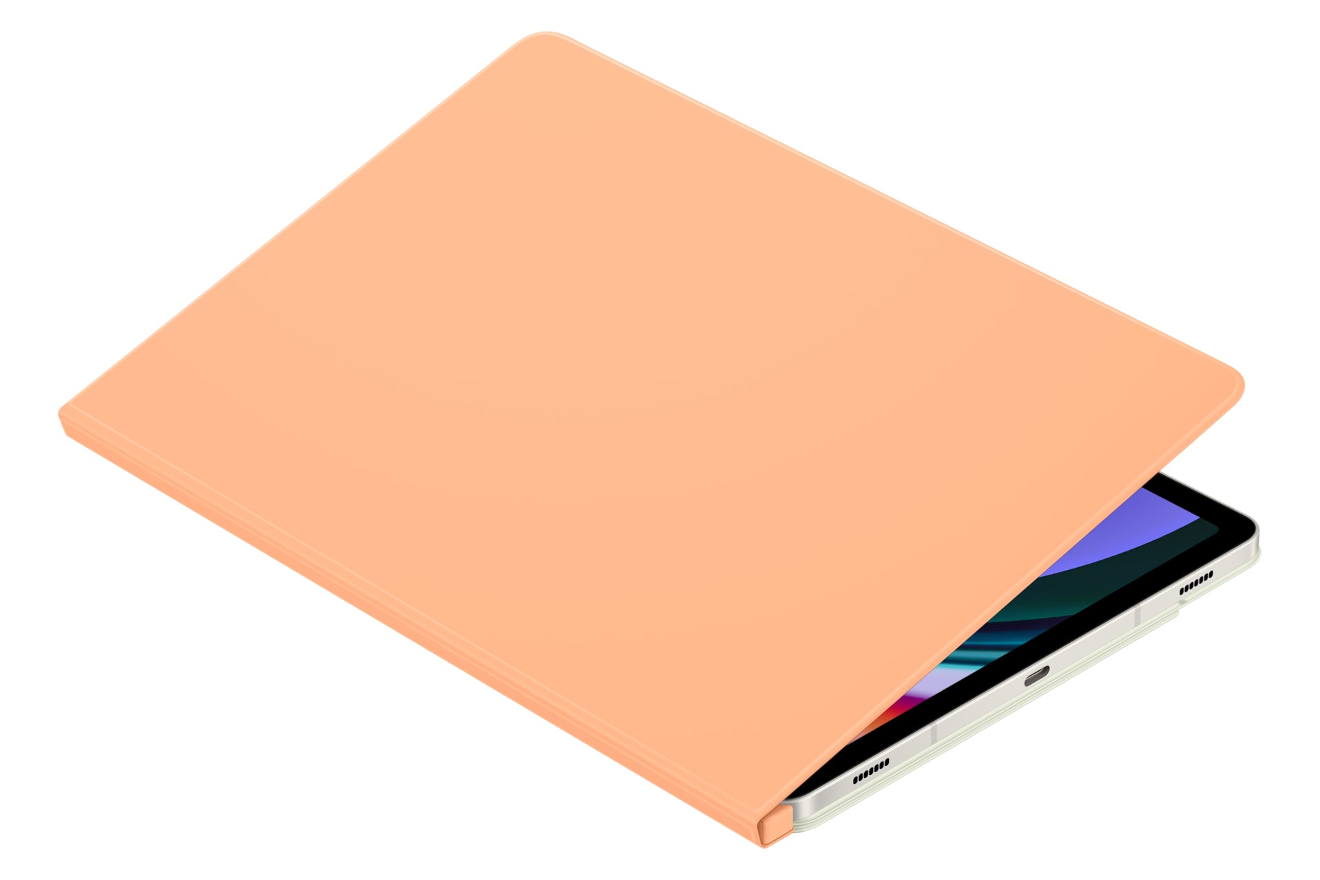 Samsung Book Cover EF-BX710 Notebook-Schutzhülle – für Galaxy Tab S9, S9 FE (11"), Kunststoff, Orange