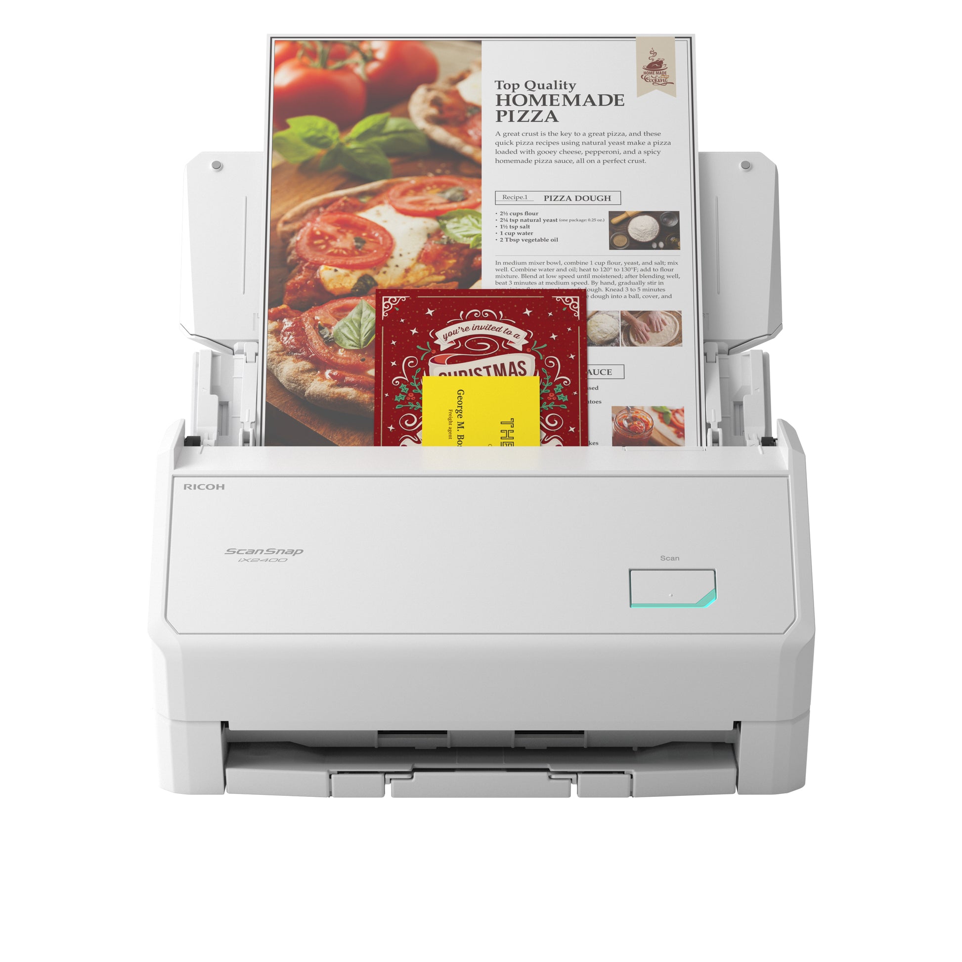 Ricoh ScanSnap iX2400 – Einzugsscanner, A4, Duplex, 45 Seiten pro Minute, ADF 100 Blatt, USB