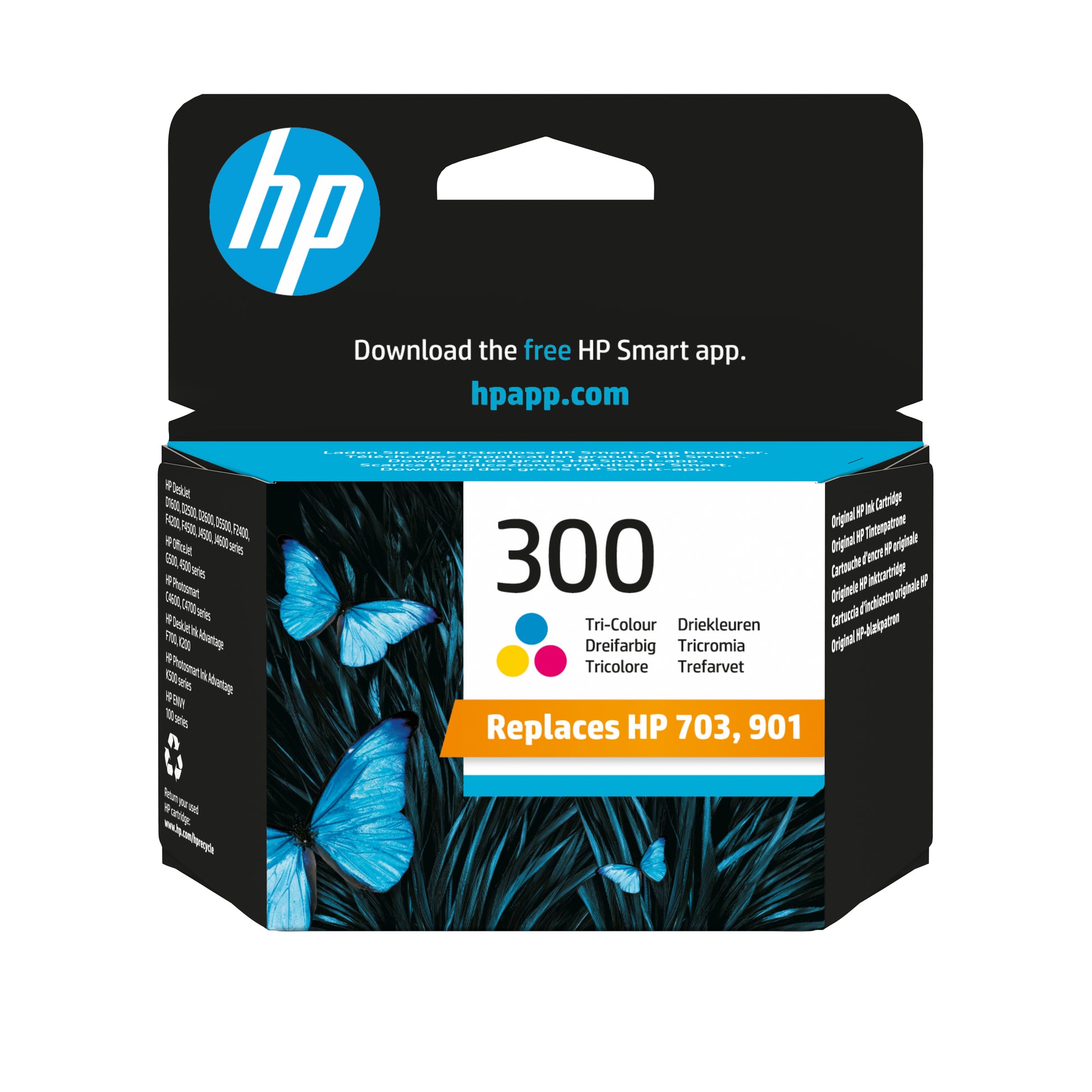 HP 300 – Original Druckerpatrone, Cyan/Magenta/Gelb, Standardertrag