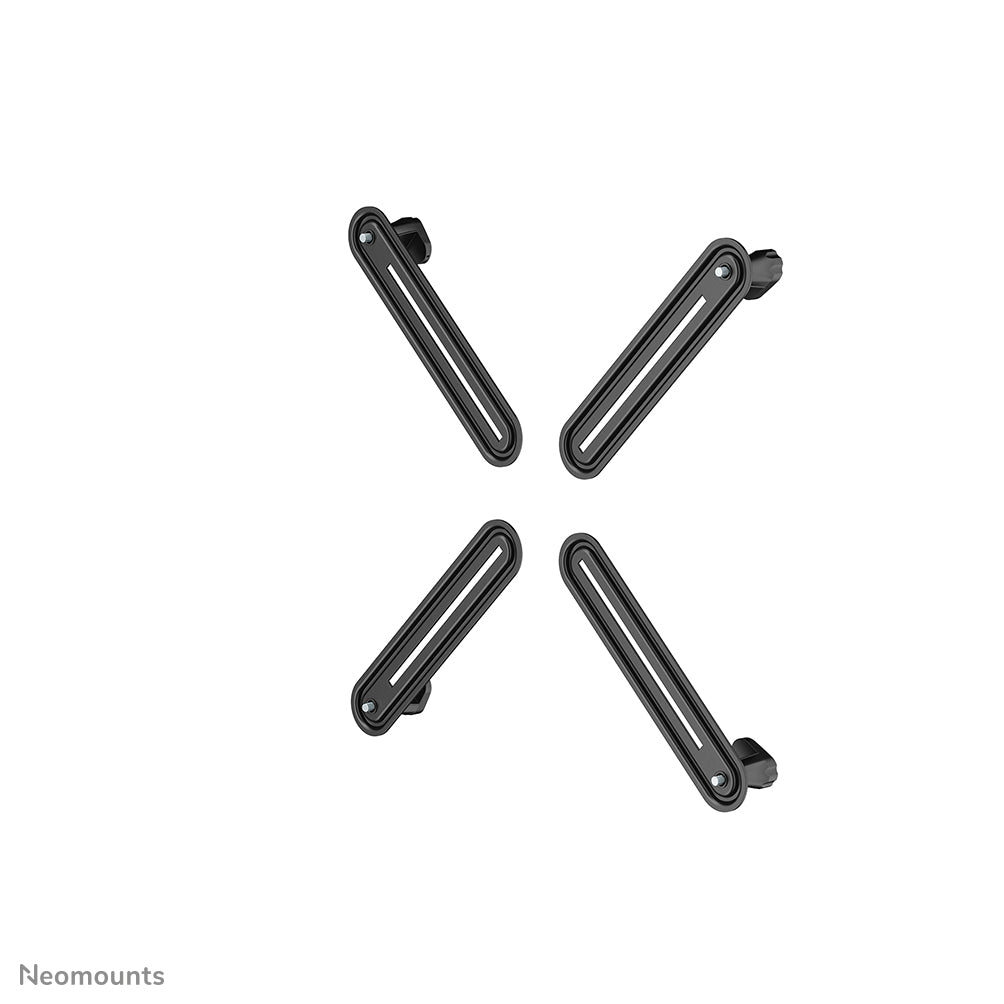 Neomounts VESA-Adapter – VESA 75 × 75/100 × 100 mm, bis 8 kg – für Monitore bis 27,0" – Schwarz