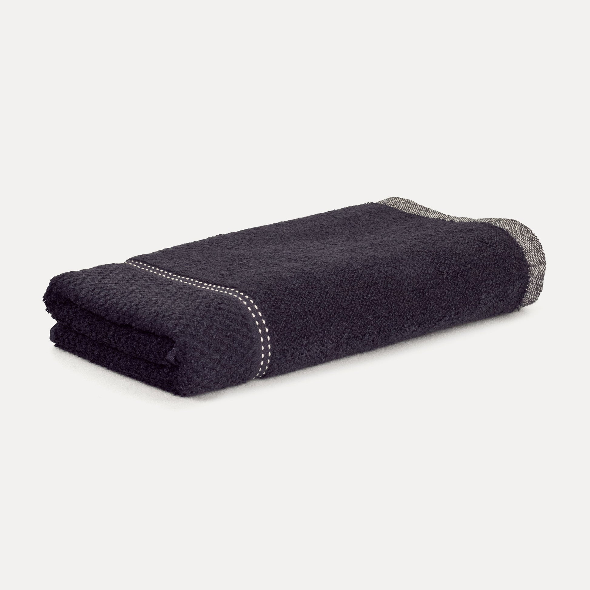 Möve Duschtuch New Heritage P&S – 67×140 cm, Baumwolle, 520 g/m², Dunkelgrau