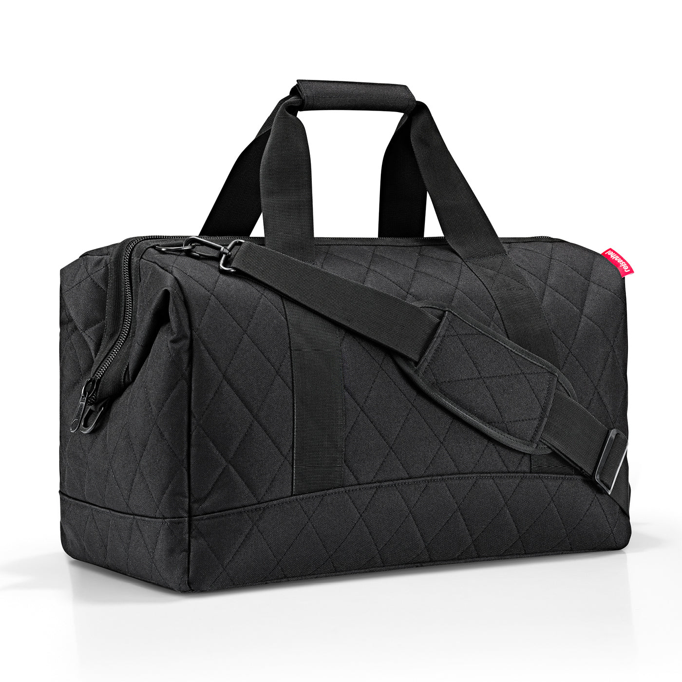 Reisenthel Umhängetasche Allrounder L – 30 l, Polyester, Schwarz, 48 × 39,5 × 29 cm