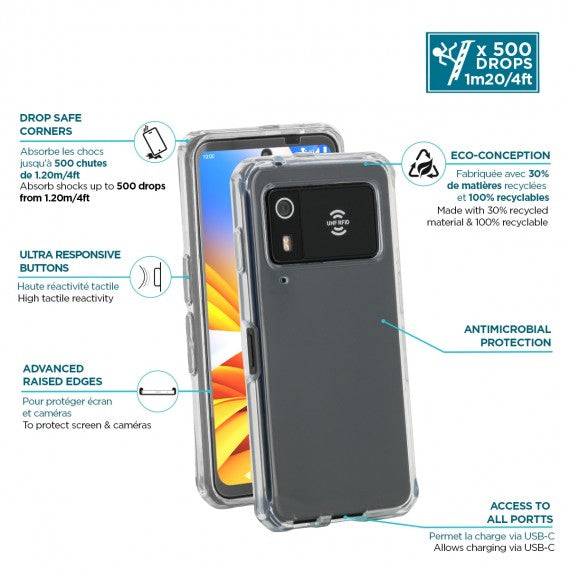 Mobilis Schutzgehäuse – für Zebra EM45 – transparent
