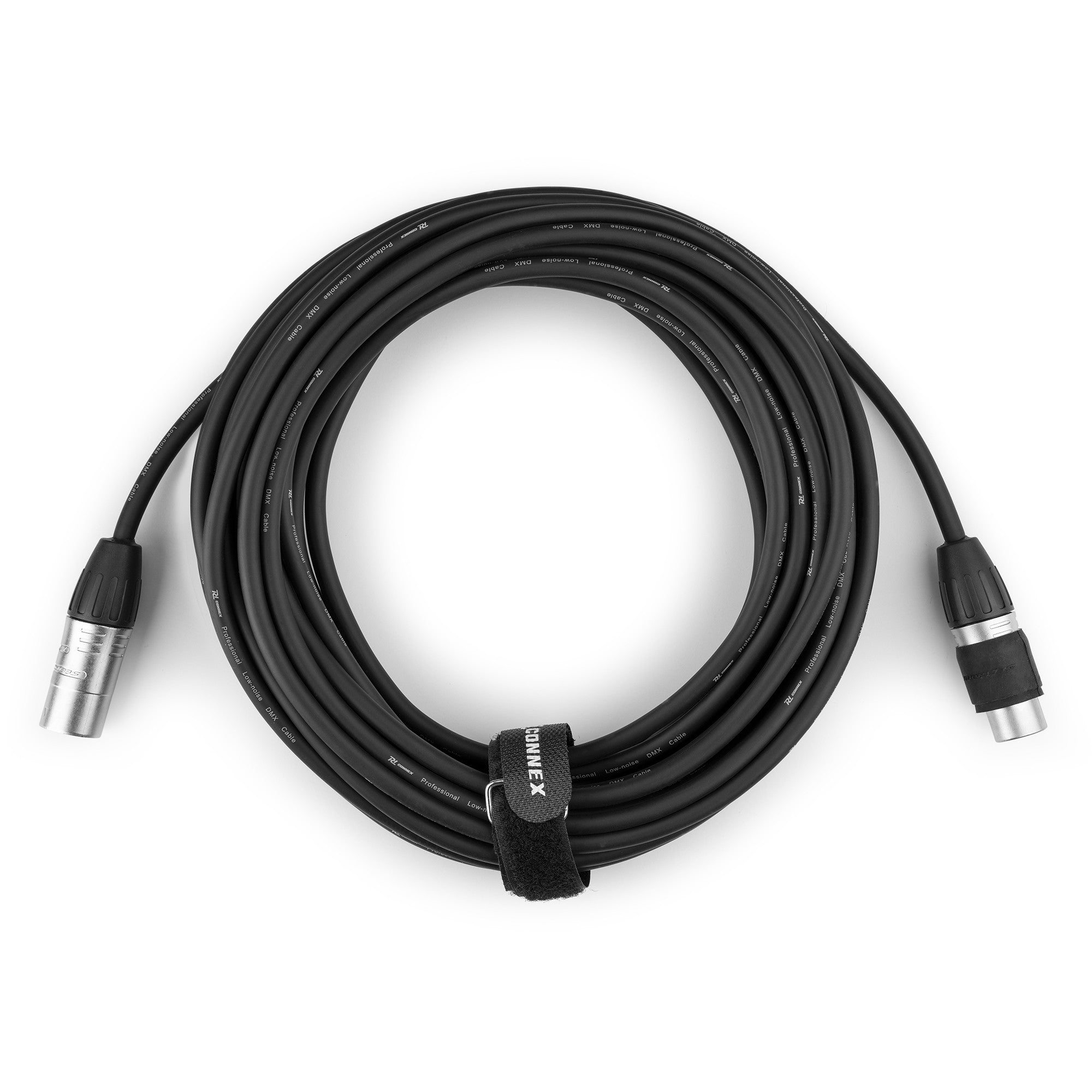 PD-Connex CX109-12 – DMX-Kabel, XLR 5-pol (M→F), 12 m, Schwarz
