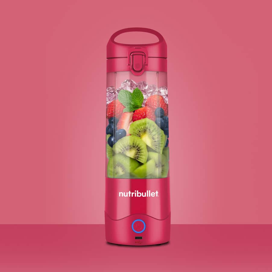 NutriBullet Smoothie-Mixer NBP003MA – 475 ml, 14,8 W, Akku – Magenta