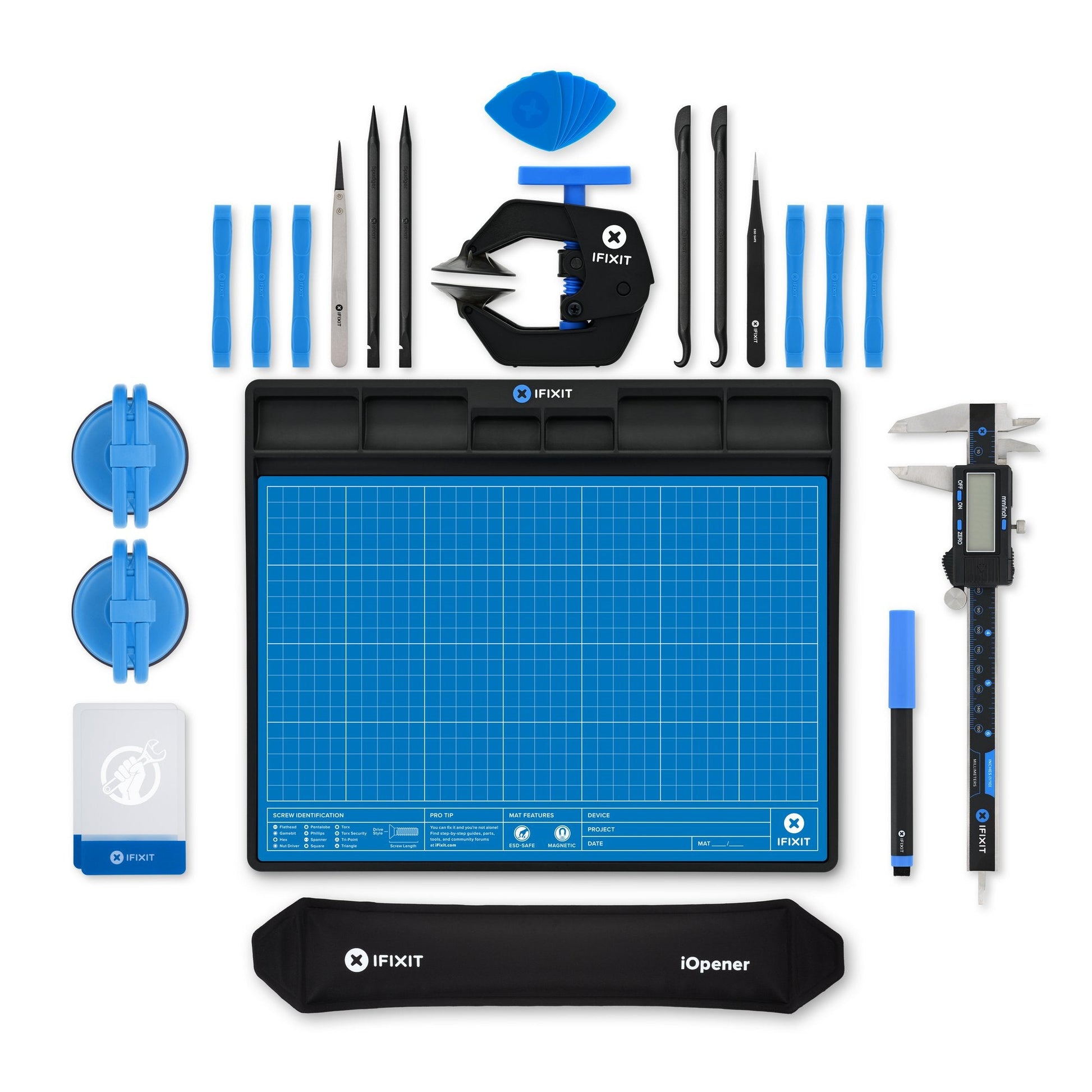 iFixit Pro Tech Demontagemodul – Schwarz, 317 × 162 mm – für Smartphones