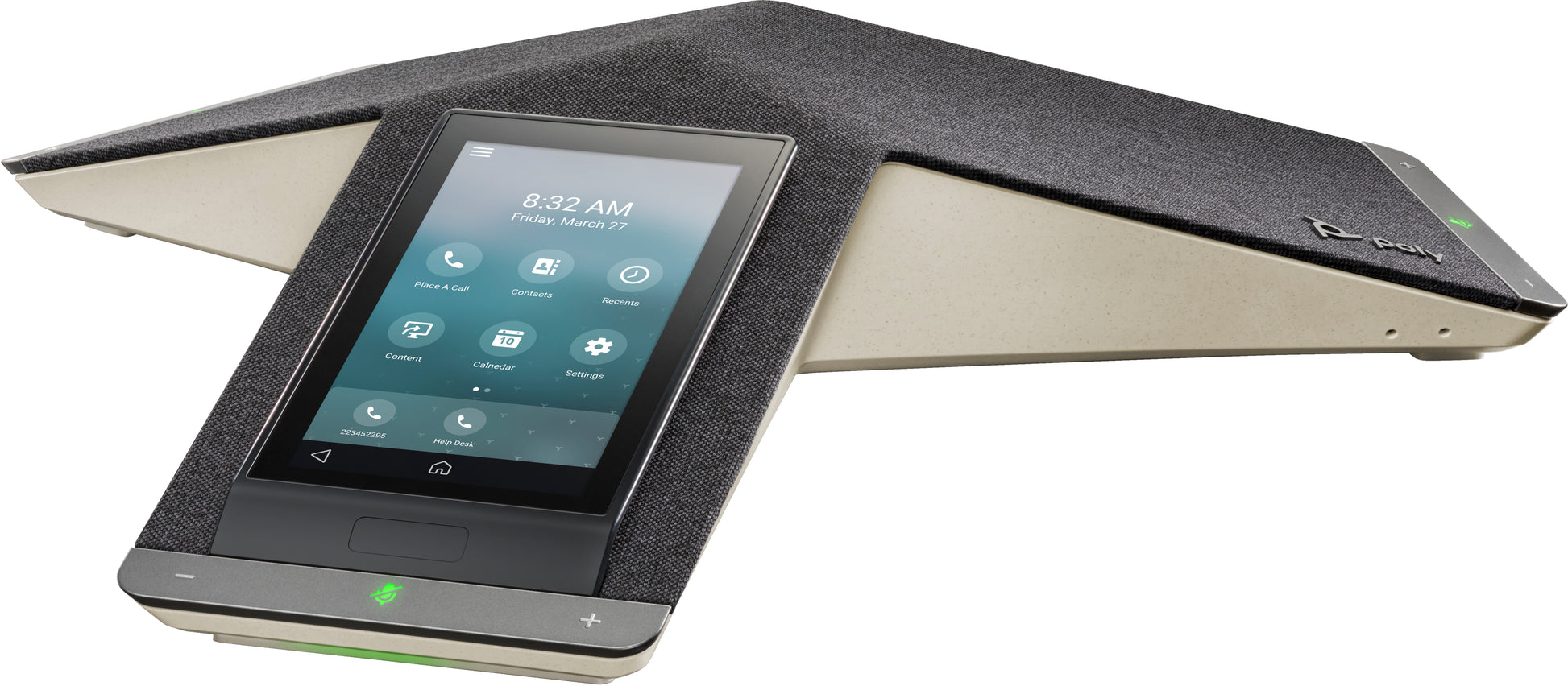 Poly Trio C60 – IP-Konferenztelefon, 5", PoE, Gigabit, schwarz