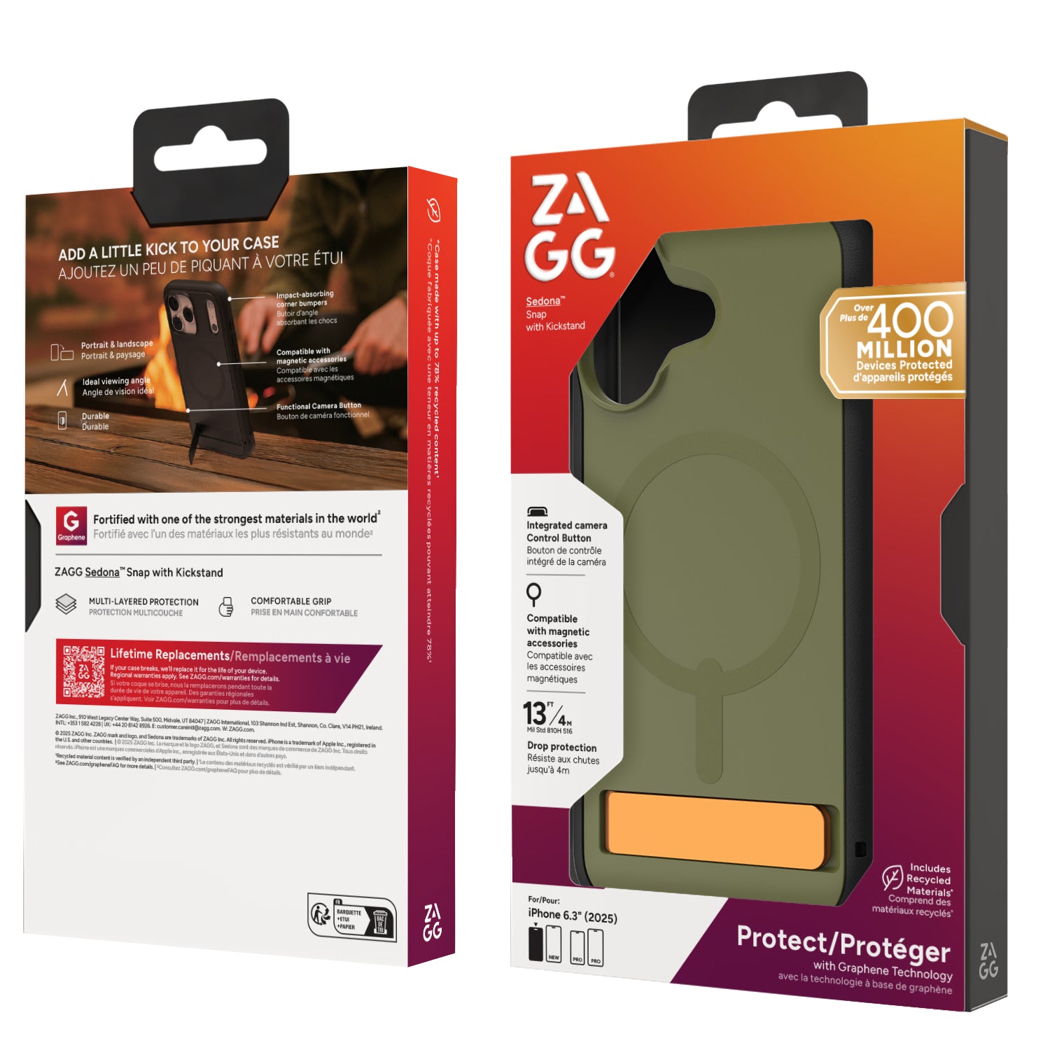 ZAGG Backcover Sedona Snap – für Apple iPhone 17 – Bryce Sea Kelp