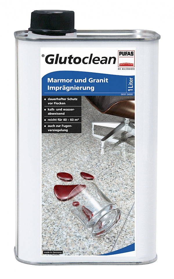 Glutoclean Imprägnierung für Marmor & Keramikfliese, 1 l, Konzentrat