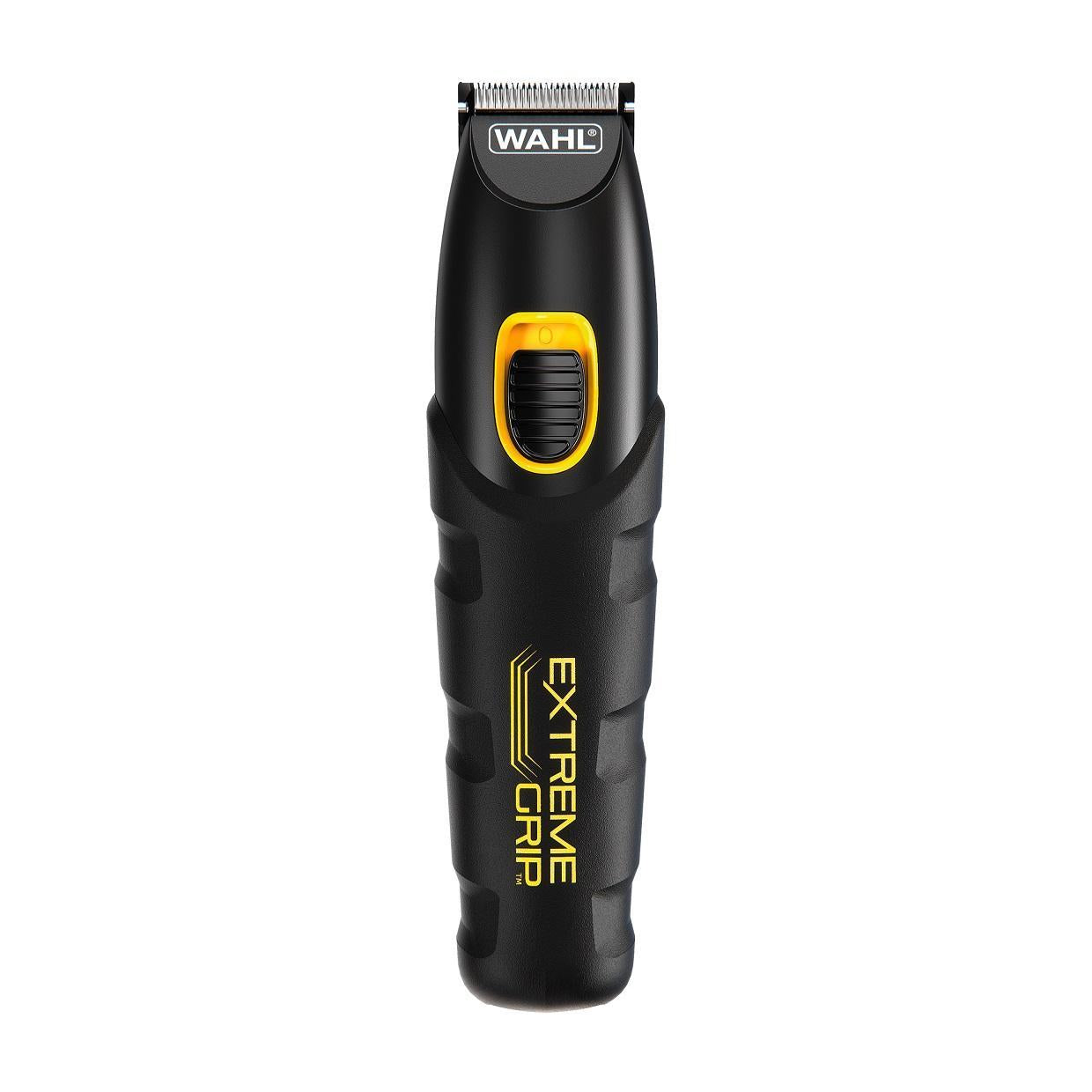 Wahl Multifunktionstrimmer Extreme Grip – 240 min Akkulaufzeit, 10 Kämme – Schwarz, Edelstahlmesser