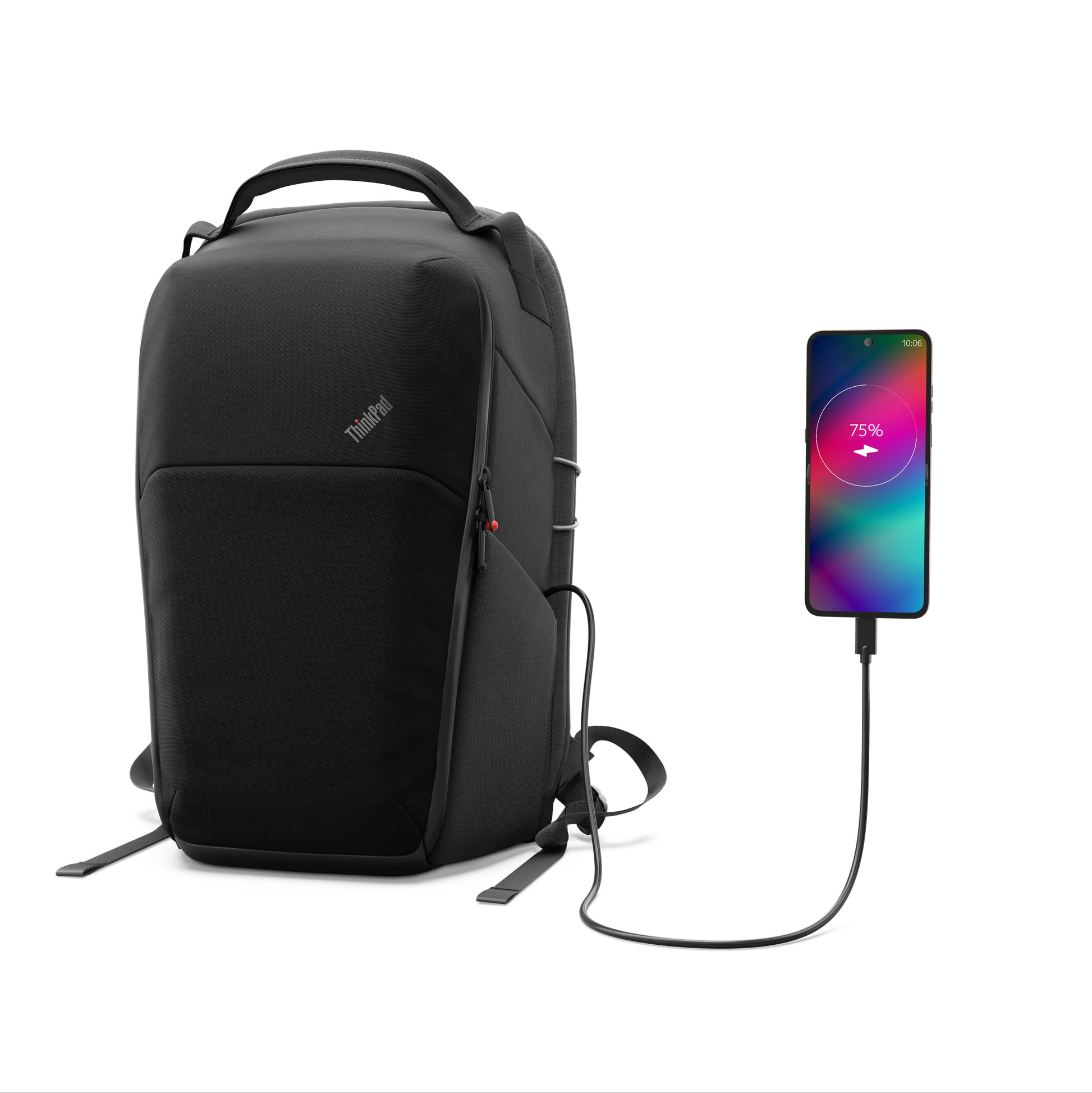 Lenovo Notebook-Rucksack bis 16" – mit Tablet-Fach, 18 l – Schwarz