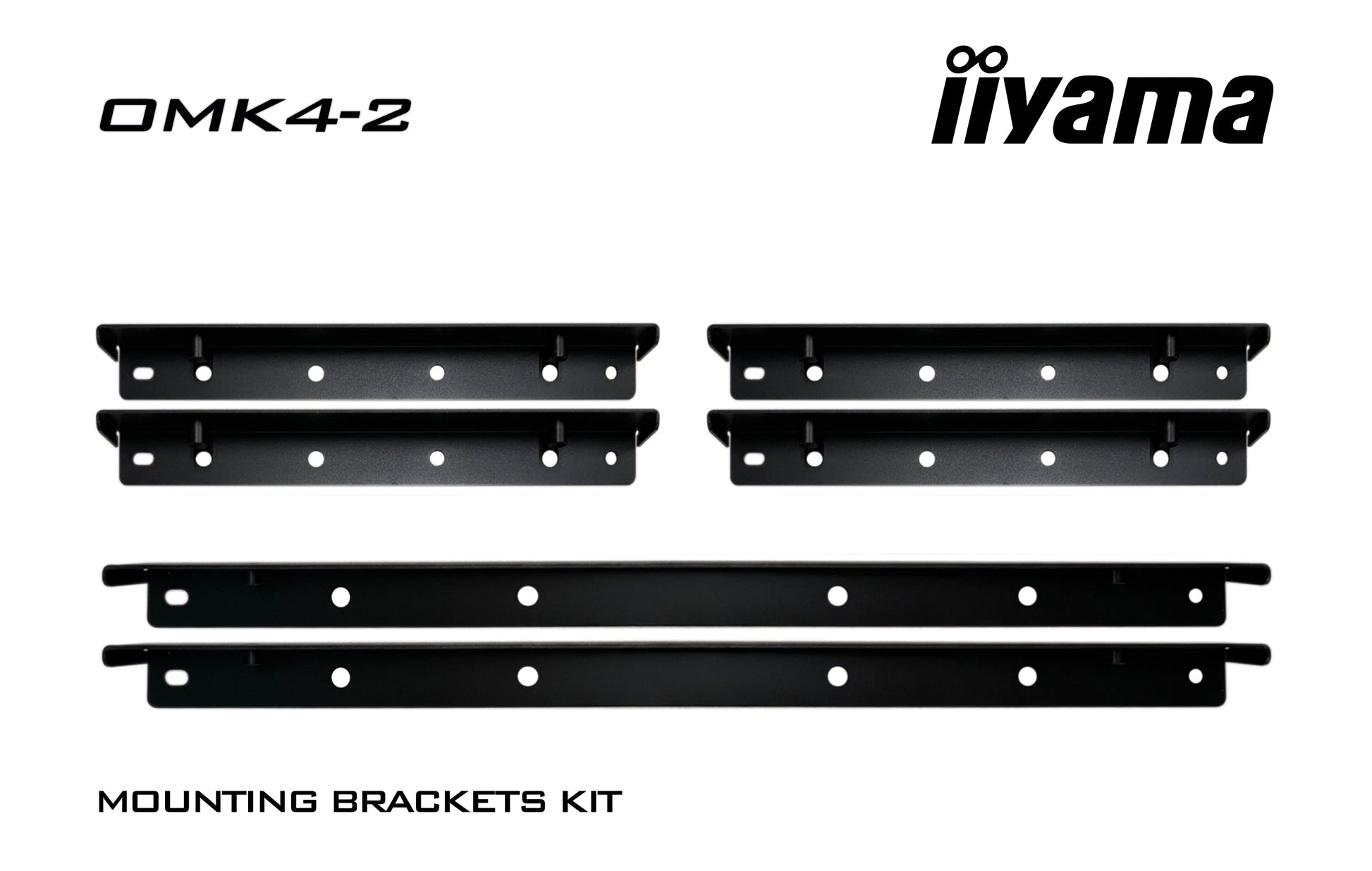 iiyama OMK4-2 – VESA-Adapterplatte – Schwarz – für ProLite TF5539UHSC-B1AG