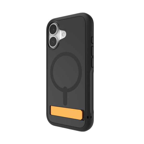 ZAGG Sedona Snap Backcover – für Apple iPhone 17, MagSafe, mit Ständer, Graphen, Schwarz, bis 4 m Sturzsicher