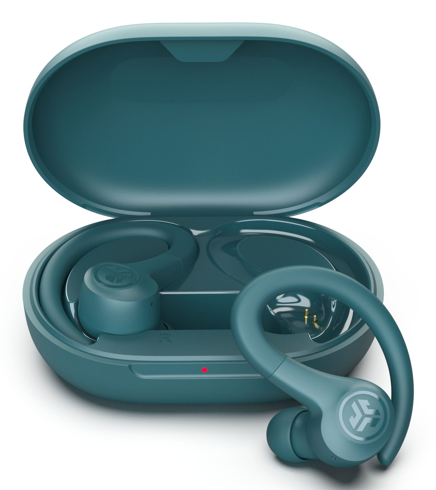 JLab Go Air Sport Ohrbügel True Wireless – Stereo, TWS, mit Ladecase, Türkis, BT 5.1