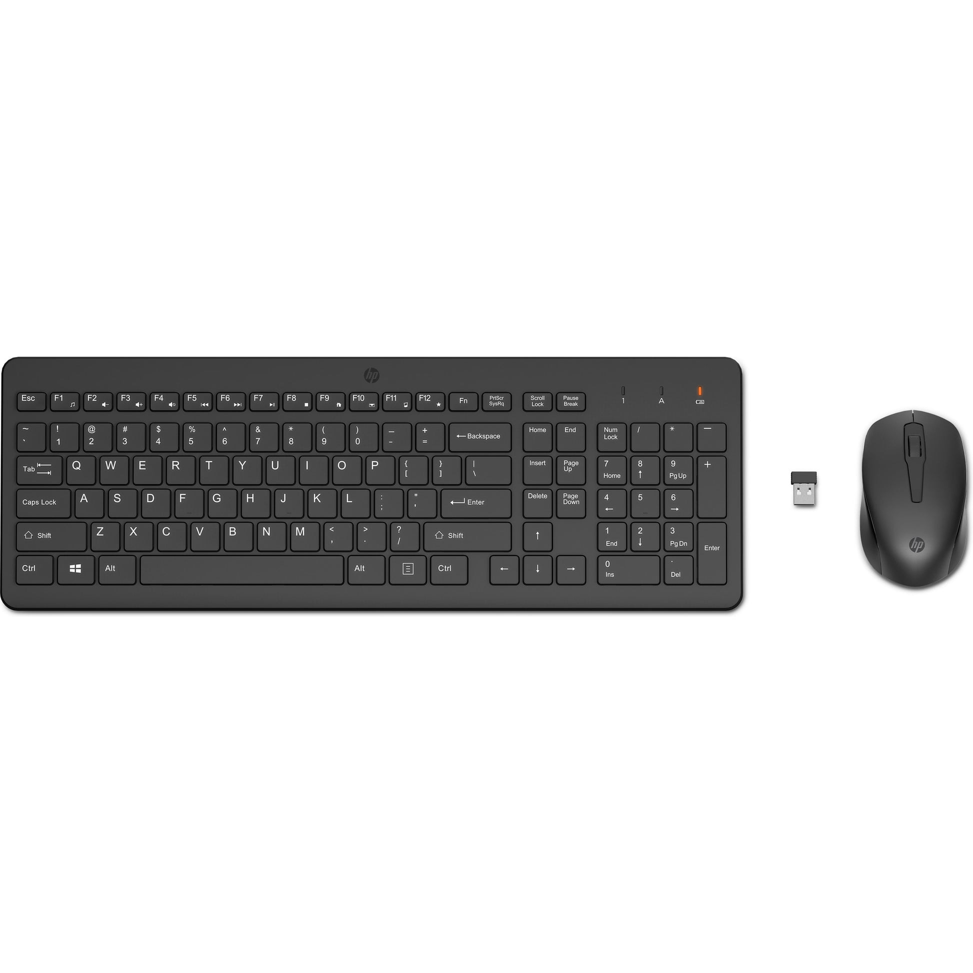 HP 330 – Tastatur-Maus-Set – 2,4 GHz – Schwarz