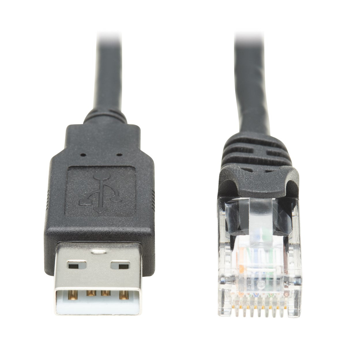 Tripp Lite USB-A auf RJ45 Kabel – USB 2.0 (480 Mbit/s) – 3,05 m – Schwarz