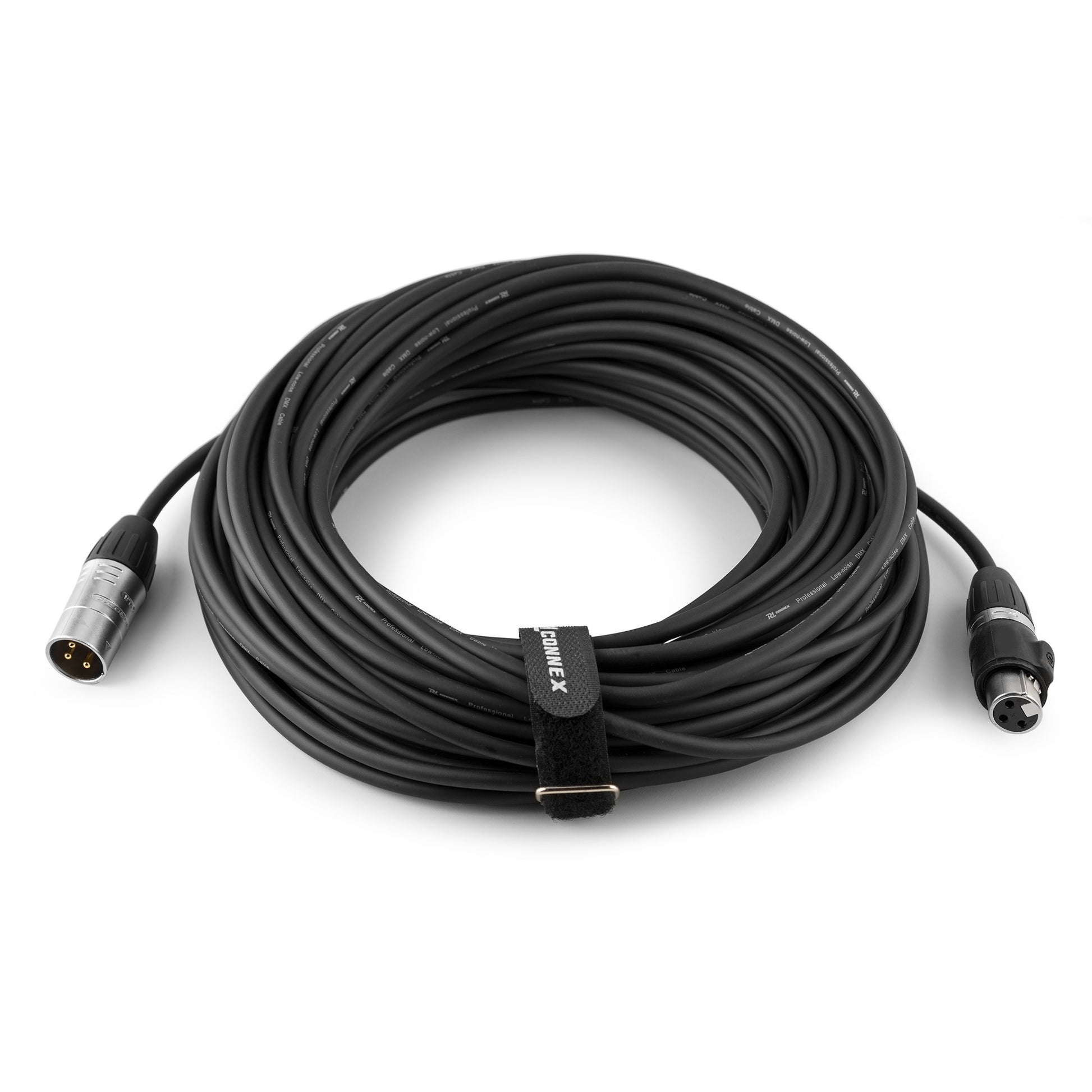 PD-Connex XLR-Kabel – 3-pol F–M – 20 m, IP65, für DMX
