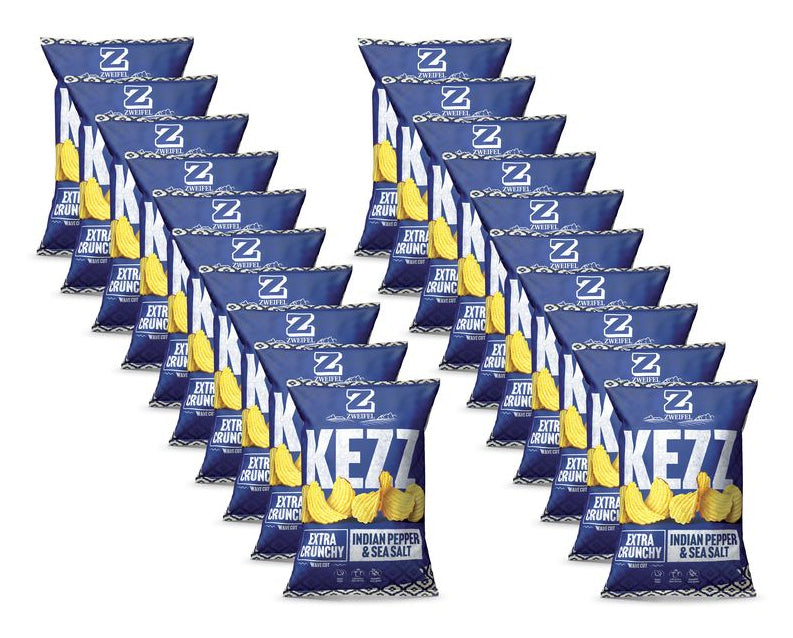 Zweifel KEZZ Chips – Paprika & Salz, glutenfrei – 20 × 35 g