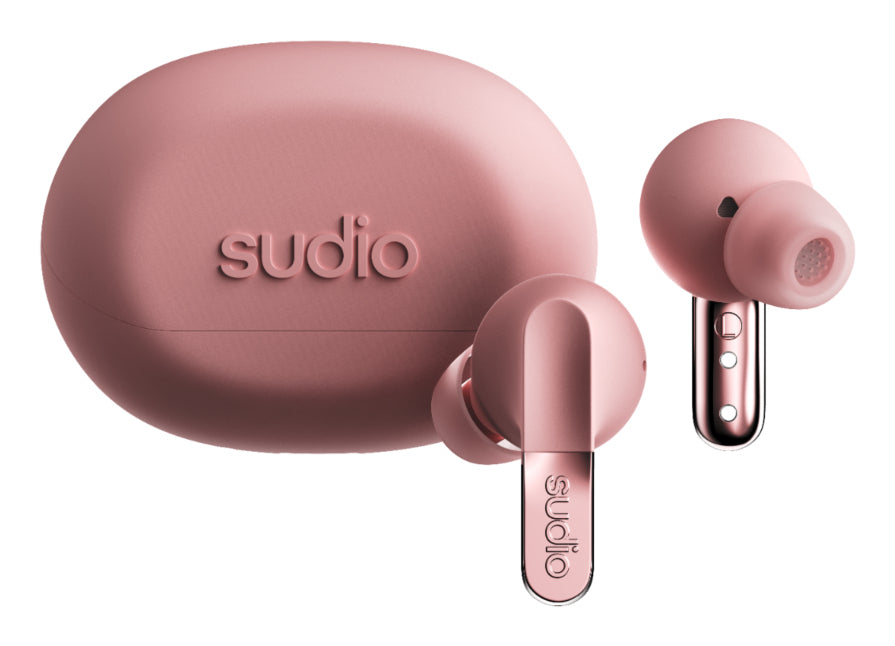 Sudio N3 Pro TWS In-Ear – ANC, mit Ladecase, Pink, BT 5.4