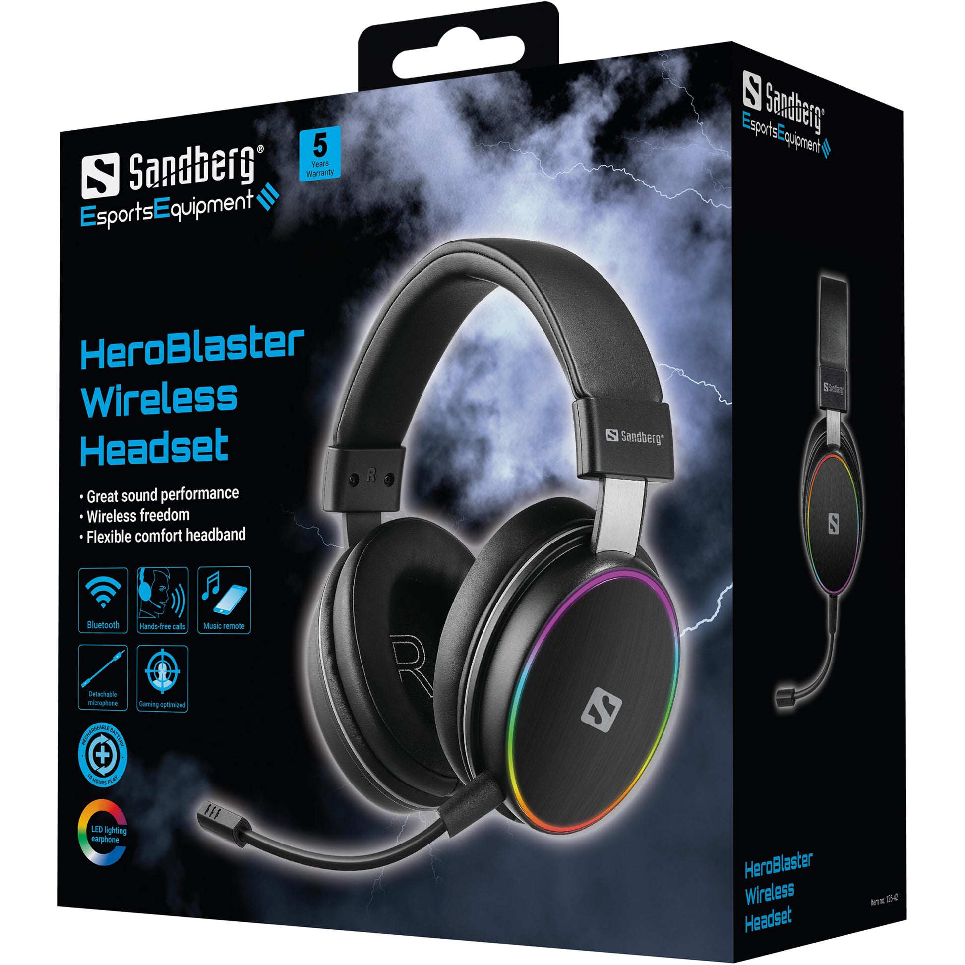 Sandberg HeroBlaster – Headset – Bluetooth